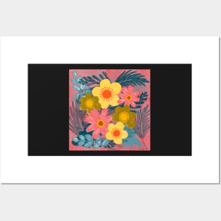 Cozy Floral bouquet Posters and Art